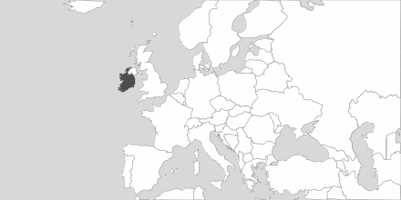 Map of Area Ireland